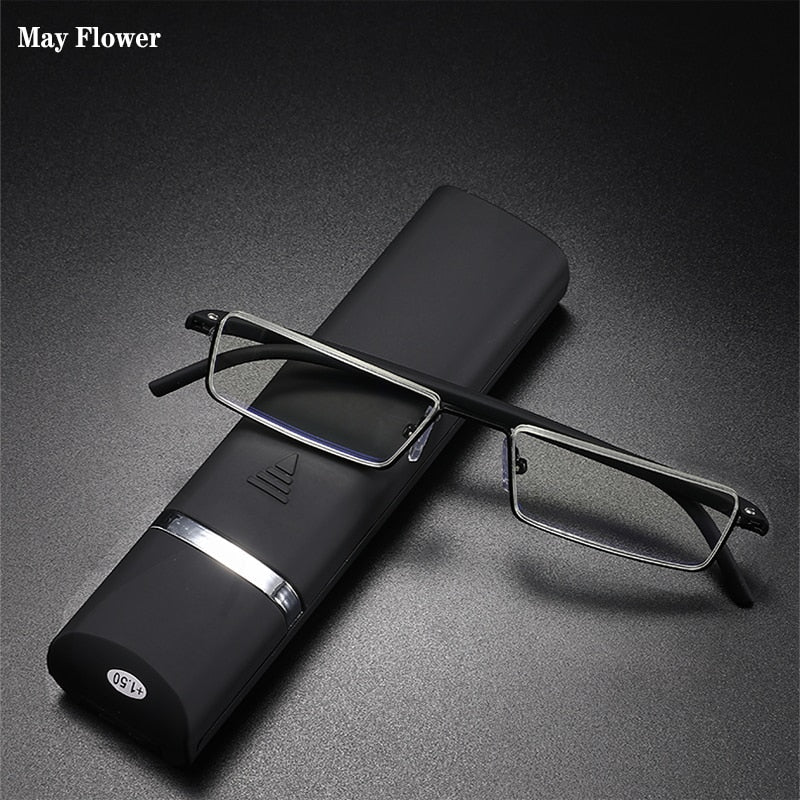 Comfy Half-Frame Reading Presbyopic Glasses