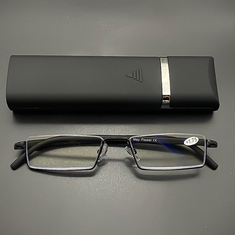 Comfy Half-Frame Reading Presbyopic Glasses